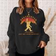 Dadsquatch Like A Dad Way More Squatchy Bigfoot Sweatshirt Gifts for Her