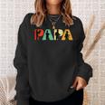 Damen Lustigesatertagsgeschenk Lustiger Architektenvater Papa Architekt Mit-Ausschnitt Sweatshirt Geschenke für Sie