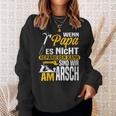 Damen Wenn Papa Es Nicht Reparieren Kann Sind Wir Am Arsch Mit-Ausschnitt Sweatshirt Geschenke für Sie