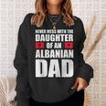 Daughter Of Albanian Dad Albania Flag Sweatshirt Gifts for Her