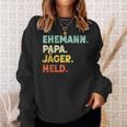 Day 'Husband Papa Jäger Held' Sweatshirt Geschenke für Sie