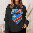 Democratic Republic Of Congo Pride Congolese Flag Love Drc Sweatshirt Gifts for Her