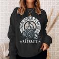 Départ Retraite Homme Motard Cadeau Humour Retraité Moto Sweater e Cadeaux pour elle
