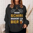 Dieser Schiri Braucht Bier Sweatshirt Geschenke für Sie