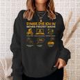 Dinge Die Ich In Meiner Freizeit Mache Bicycle Cyclist Black Sweatshirt Geschenke für Sie