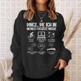 Dinge Die Ich In Meiner Freizeit Mache Bicycle Cyclist Sweatshirt Geschenke für Sie