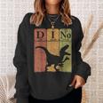 Dinosaur Periodic Table Elements Velociraptor Paleontologist Sweatshirt Gifts for Her