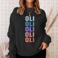 Divertido Regalo Nombre Oli Personalizado Primer Nombre Camisa de entrenamiento Regalos para ella