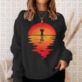 Djembe African Drum Sunset Drumming Djembe Player Drummer Sweatshirt Gifts for Her