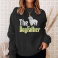 The Dogfather Maltese Dog Owner Father’ Day Sweatshirt Gifts for Her