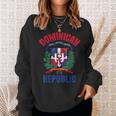 Dominican Republic Flag National Emblem Republica Dominicana Sweatshirt Gifts for Her