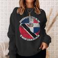 Dominican Trinidad Flags Half Trinidadian Half Dominican Sweatshirt Gifts for Her