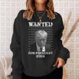 Donald Trump Not Guilty Shot 2024 Wanted For President Sweatshirt Gifts for Her