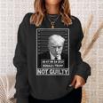 Donald Trump Police Hot Not Guilty President Legend Sweatshirt Gifts for Her