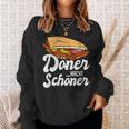 Doner Macht Schönen Kebap Saying Black S Sweatshirt Geschenke für Sie