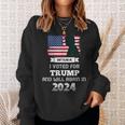 Don't Blame Me I Voted For Trump Trump 2024 Patriot Us Flag Sweatshirt Gifts for Her
