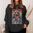 Don't Mess With Papa Bear Vintage Papa Bear Father's Day Sweatshirt Gifts for Her Don't Mess With Papa Bear Vintage Papa Bear Father's Day Sweatshirt Gifts for Her