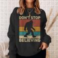 Don't Stop Believing Sasquatch Costume Big Foot Bigfoot Sweatshirt Gifts for Her