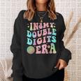 In My Double Digits Era 10 Year Old 10Th Birthday Girl Sweatshirt Gifts for Her