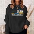 Down Right Perfect World Down Syndrome Awareness Day 3 21 Sweatshirt Gifts for Her