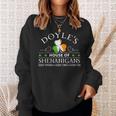 Doyle House Of Shenanigans Irish Family Name Sweatshirt Gifts for Her