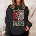 I Am A Dragon And This Dumpster Is My Mountain Gf Gold Sweatshirt Gifts for Her