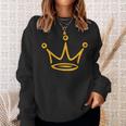 Drawn Crown Sweatshirt Gifts for Her