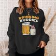 Drinkin Buddies Baby Bottle Son And Dad Matching Fathers Day Sweatshirt Gifts for Her