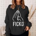 Du Ficko Wage Italian Gesture Sweatshirt Geschenke für Sie