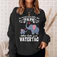 Du Machst Einen Tolle Job Papa Father's Day Baby Elephant Heart S Sweatshirt Geschenke für Sie