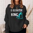 E-Scooter King Electric Scooter King Escooter Driver Sweatshirt Geschenke für Sie