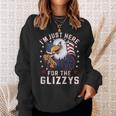 Eagle Im Just Here For The Glizzys Sweatshirt Gifts for Her