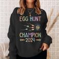 Easter Egg Hunt Champion Dad Pregnancy Announcement Sweatshirt Gifts for Her