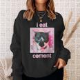 I Eat Cement Cat Sweatshirt Gifts for Her
