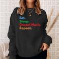 Eat Sleep Gospel Music Repeat For Gospel Music Lovers Sweatshirt Gifts for Her