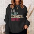 Eat Sleep Schnitzel Repeat Sweatshirt Geschenke für Sie