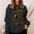EclipseApril 8 2024 Texas I Was There Eclipse Sweatshirt Gifts for Her