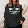 Edd Doctor Of Education Est 2024 Graduation Class Of 2024 Sweatshirt Gifts for Her