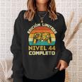 Edición Limitada Nivel 44 Completo Gamer Cumpleaños 44 Años Camisa de entrenamiento Regalos para ella