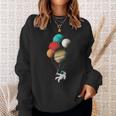 Edm Astronaut Balloon Dance Rave Music Festival Sweatshirt Gifts for Her