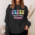 Egg Hunting Squad Crew Family Happy Easter Bunny Womens Sweatshirt Gifts for Her