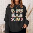 Egg Hunting Squad Easter Day Bunny Egg Hunt Happy Easter Sweatshirt Gifts for Her