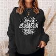 Egyptian Slang Calligraphy Sweatshirt Gifts for Her