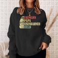 Ehemann Papa Eisenbahner Heldater Sweatshirt Geschenke für Sie