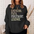 Ehemann Papa Forstwirt Legende Förster Waldarbeiter Outfit Kapuzenjacke Sweatshirt Geschenke für Sie