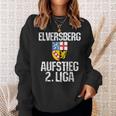 Elversberg Saarland Sve 07 Fan 2 League Aufsteigung 2023 Football Sweatshirt Geschenke für Sie