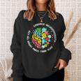 Embrace Neurodiversity Brain Autism Awareness Adhd Autistic Sweatshirt Gifts for Her