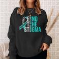 End The Stigma Recover Out Loud Aa Na Addiction Recovery Sweatshirt Gifts for Her