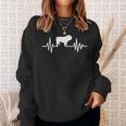 English Bulldog Pulse Sweatshirt Geschenke für Sie