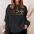 Equality Is Greater Than Division Black History Month Math Sweatshirt Gifts for Her